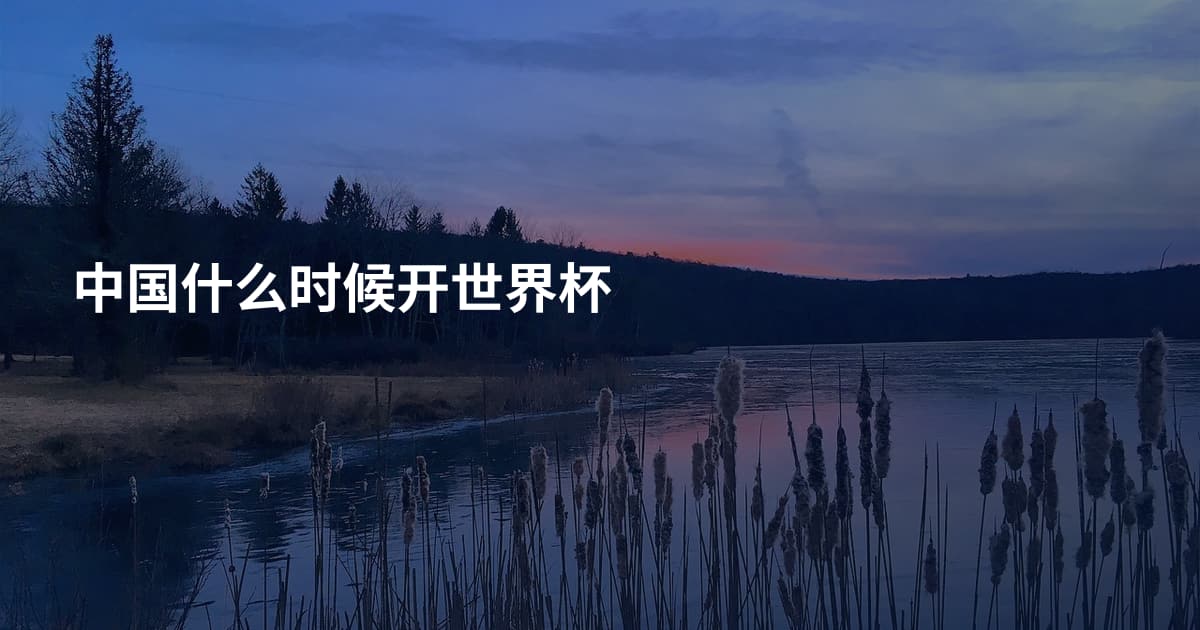 中国什么时候开世界杯