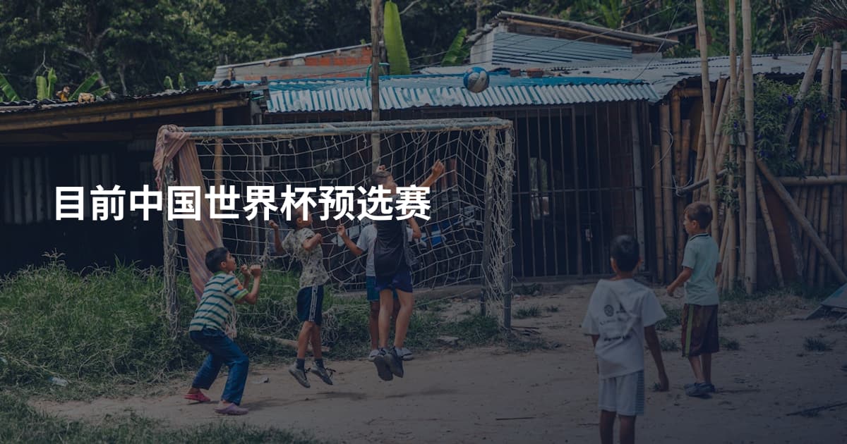 目前中国世界杯预选赛