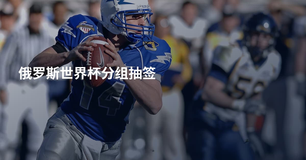 俄罗斯世界杯分组抽签