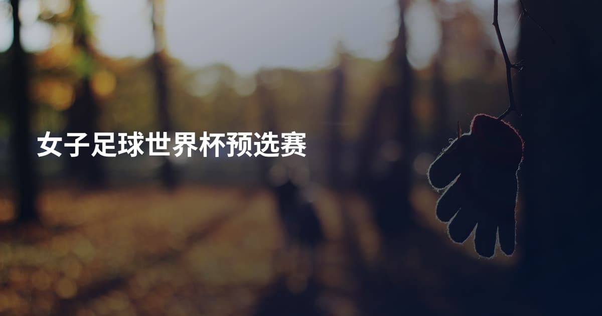 女子足球世界杯预选赛