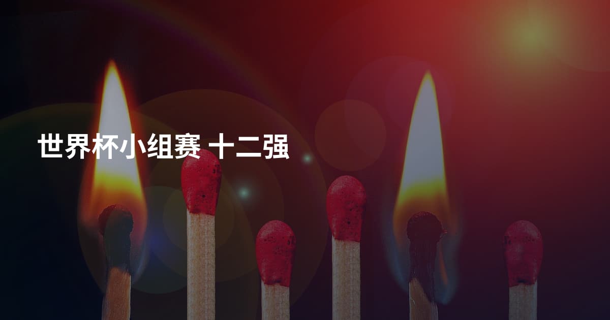 世界杯小组赛 十二强