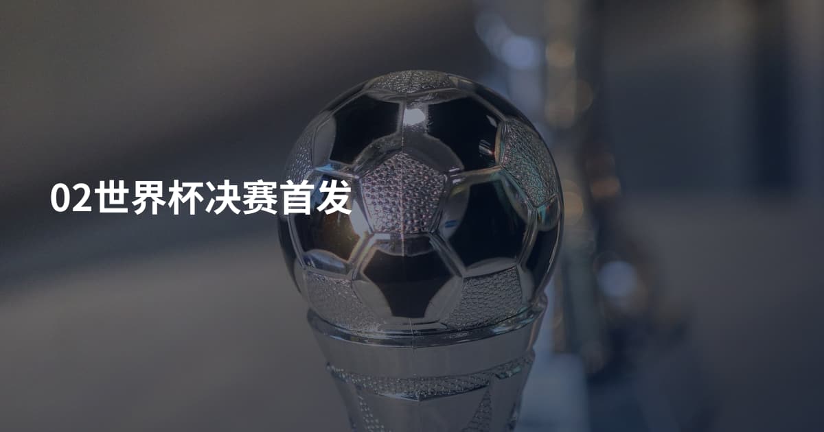 02世界杯决赛首发