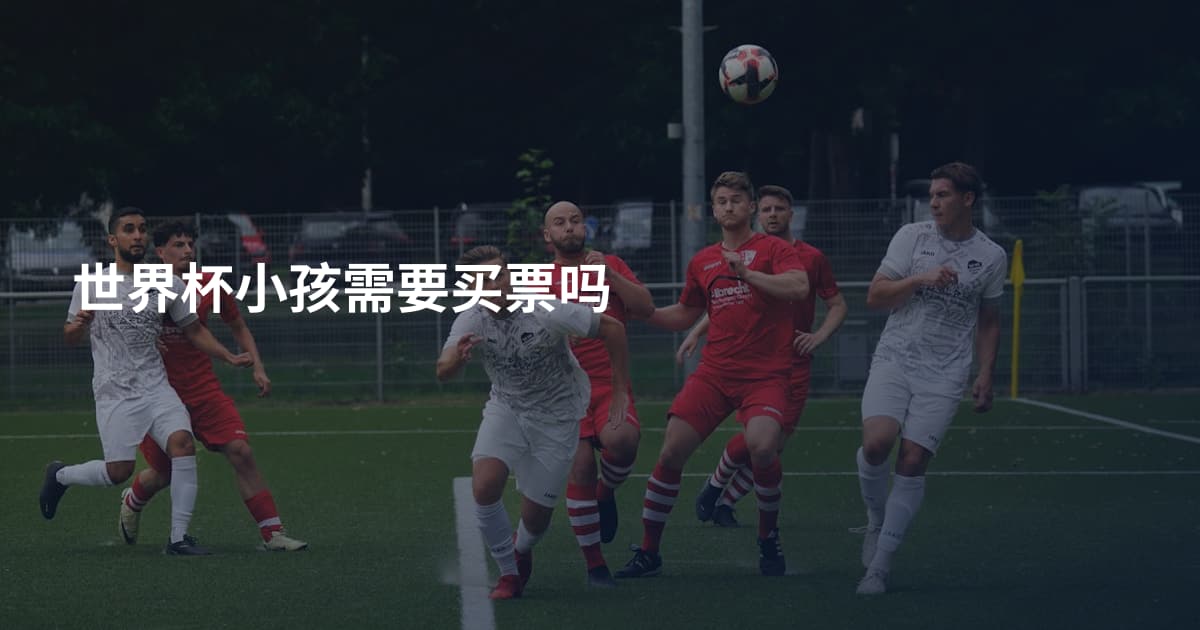 世界杯小孩需要买票吗