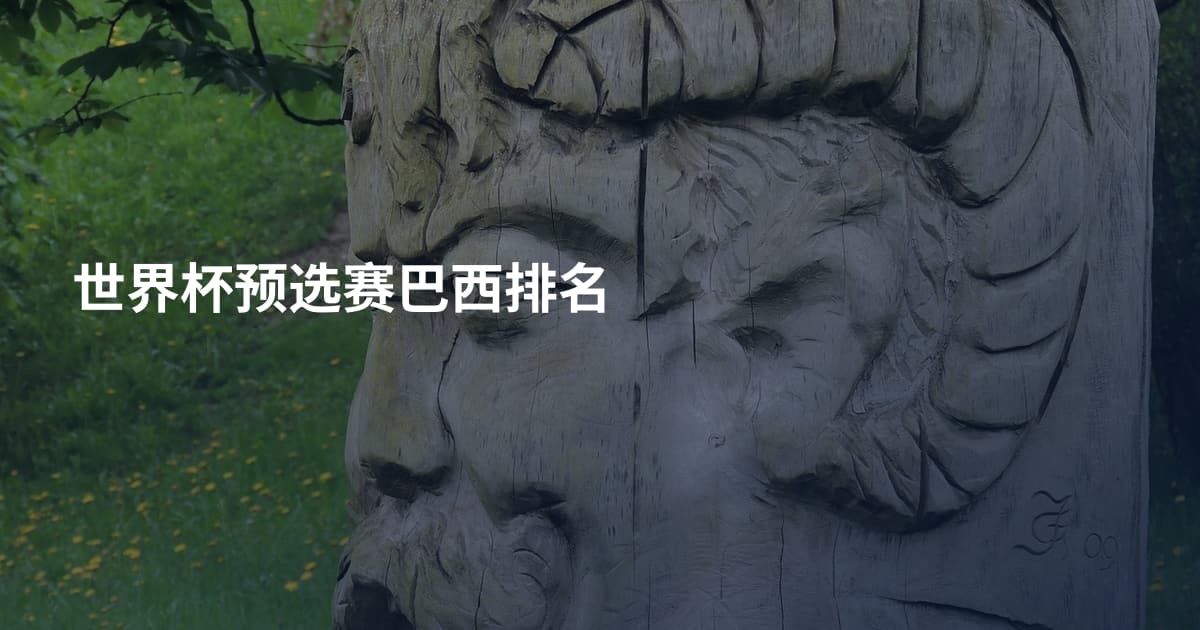 世界杯预选赛巴西排名