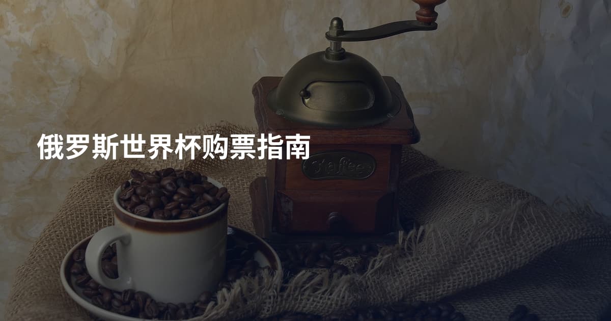 俄罗斯世界杯购票指南