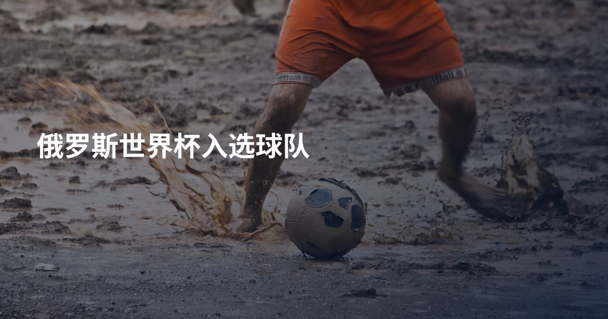 俄罗斯世界杯入选球队