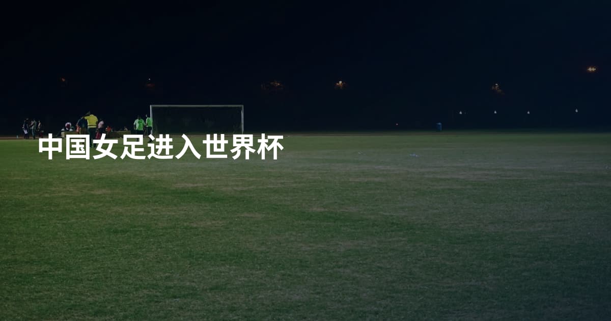中国女足进入世界杯