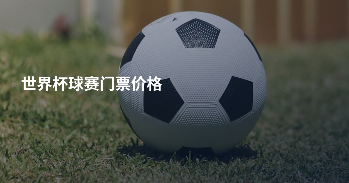 世界杯球赛门票价格