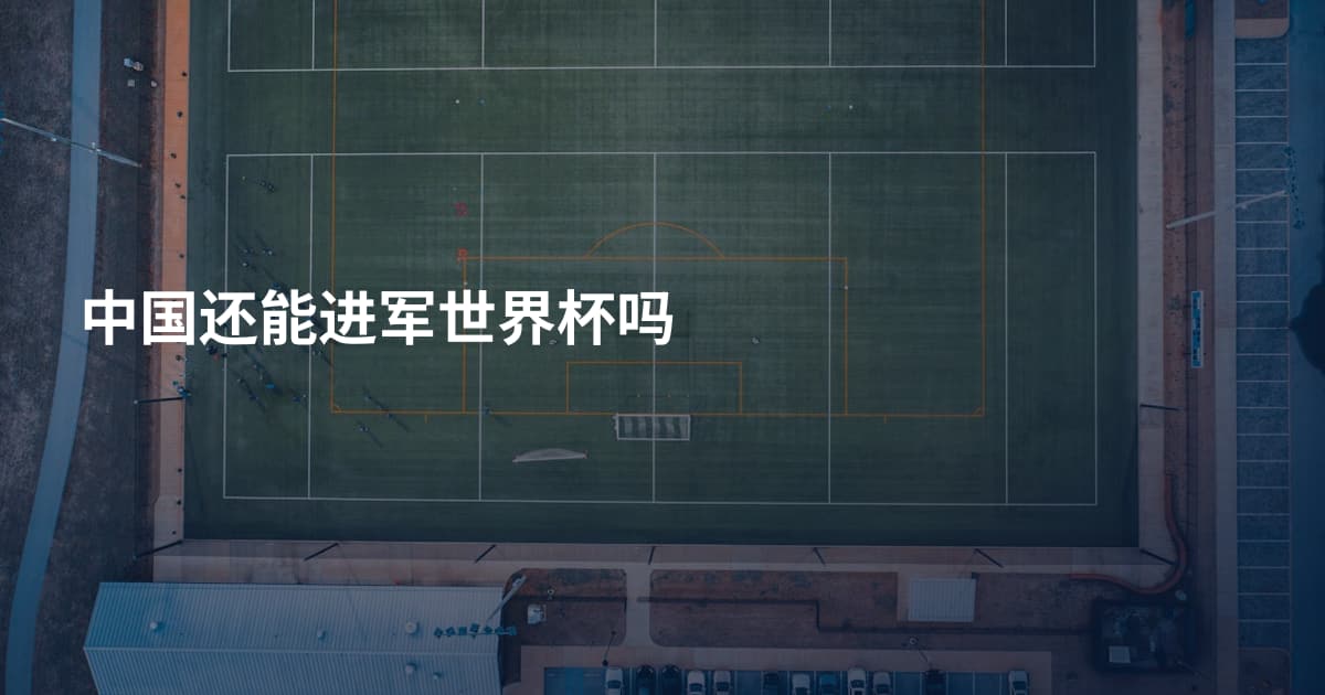 中国还能进军世界杯吗