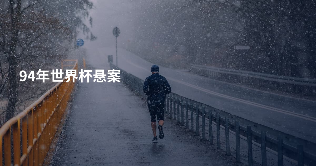 94年世界杯悬案