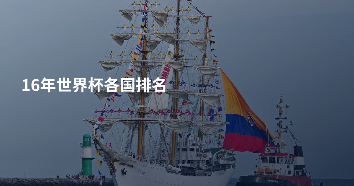 16年世界杯各国排名