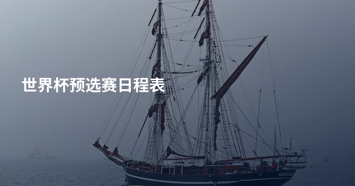 世界杯预选赛日程表