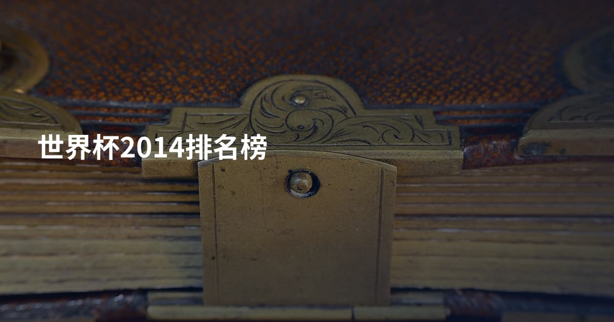 世界杯2014排名榜