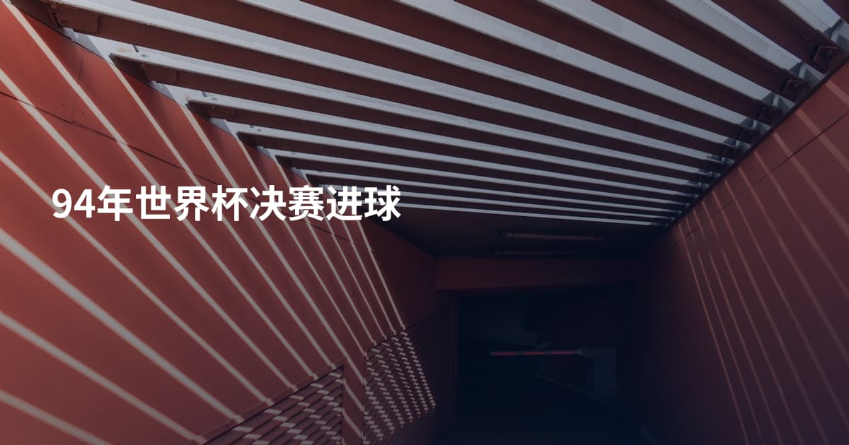 94年世界杯决赛进球