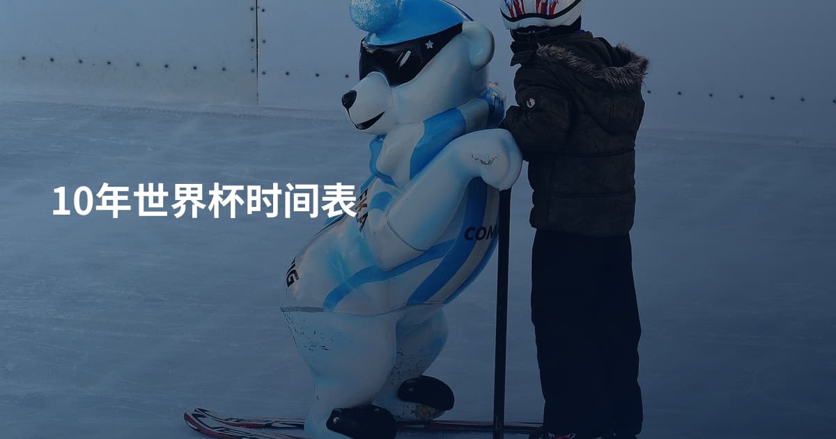 10年世界杯时间表