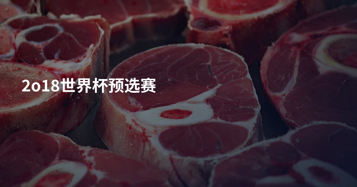 2o18世界杯预选赛