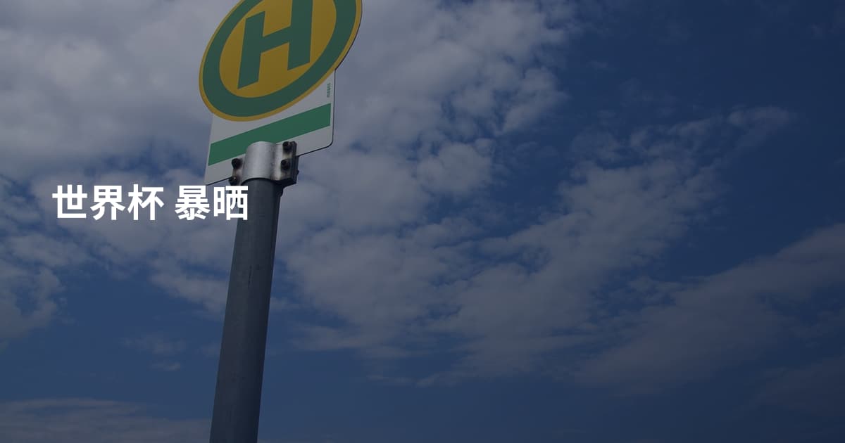 世界杯 暴晒