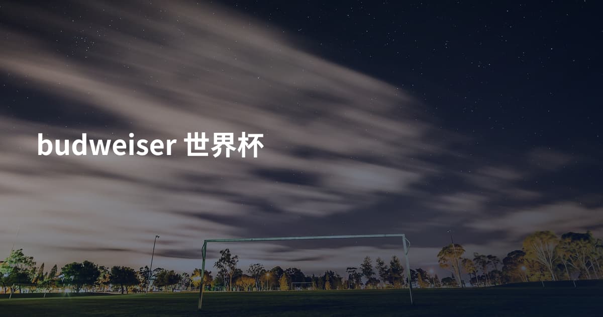budweiser 世界杯