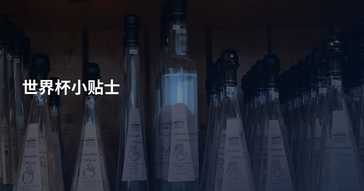 世界杯小贴士