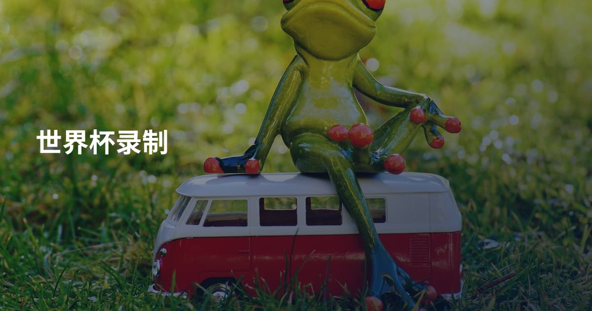 世界杯录制