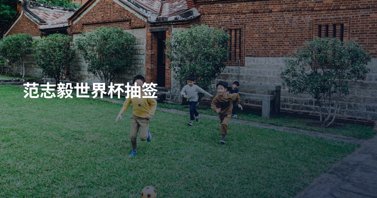 范志毅世界杯抽签