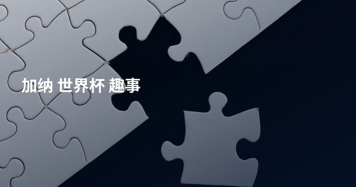 加纳 世界杯 趣事