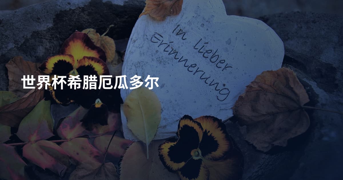 世界杯希腊厄瓜多尔