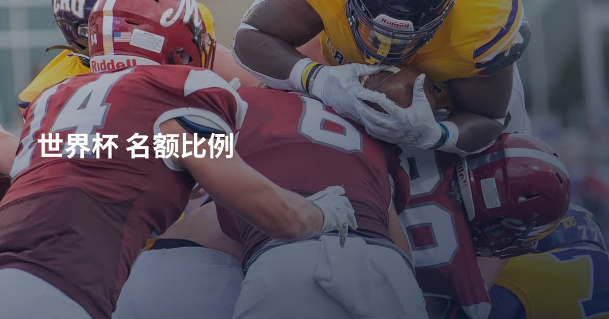 世界杯 名额比例
