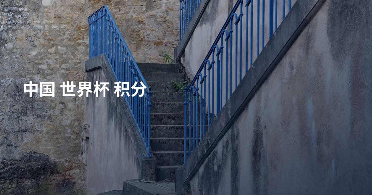 中国 世界杯 积分