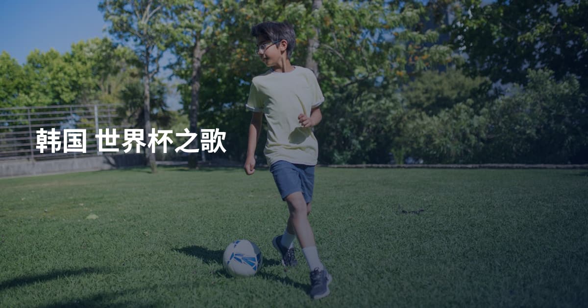 韩国 世界杯之歌