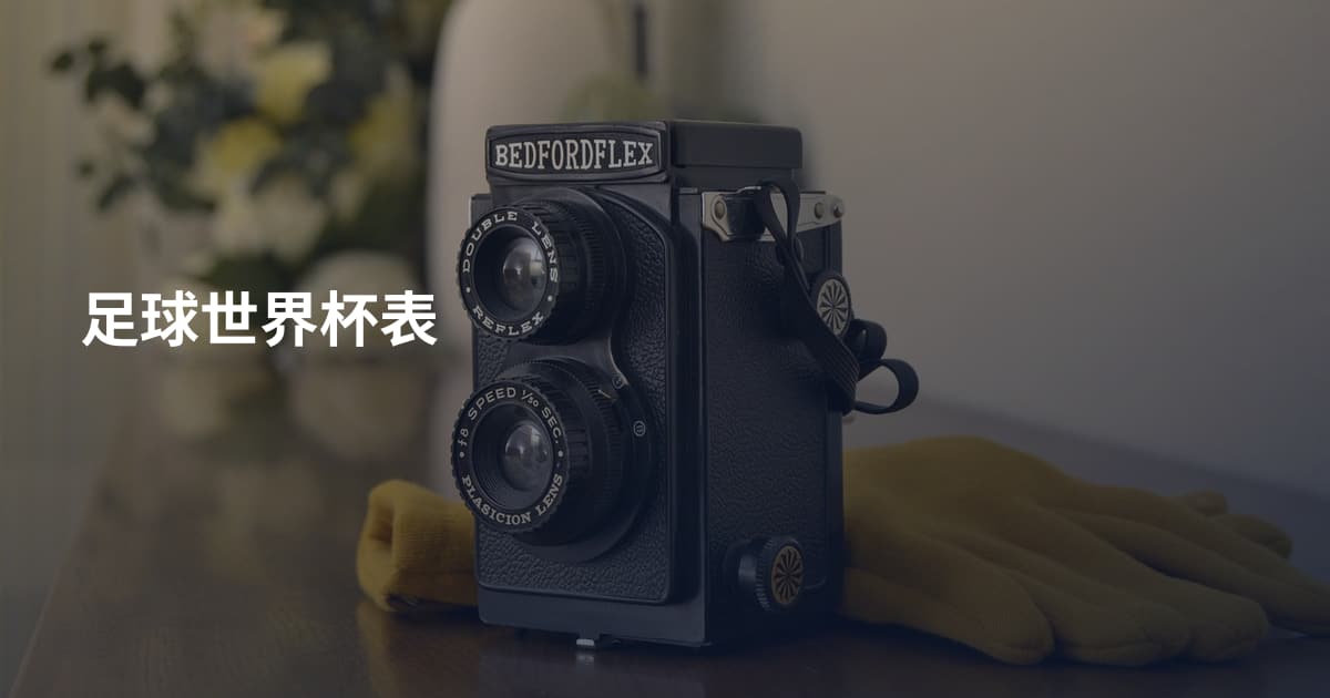 足球世界杯表