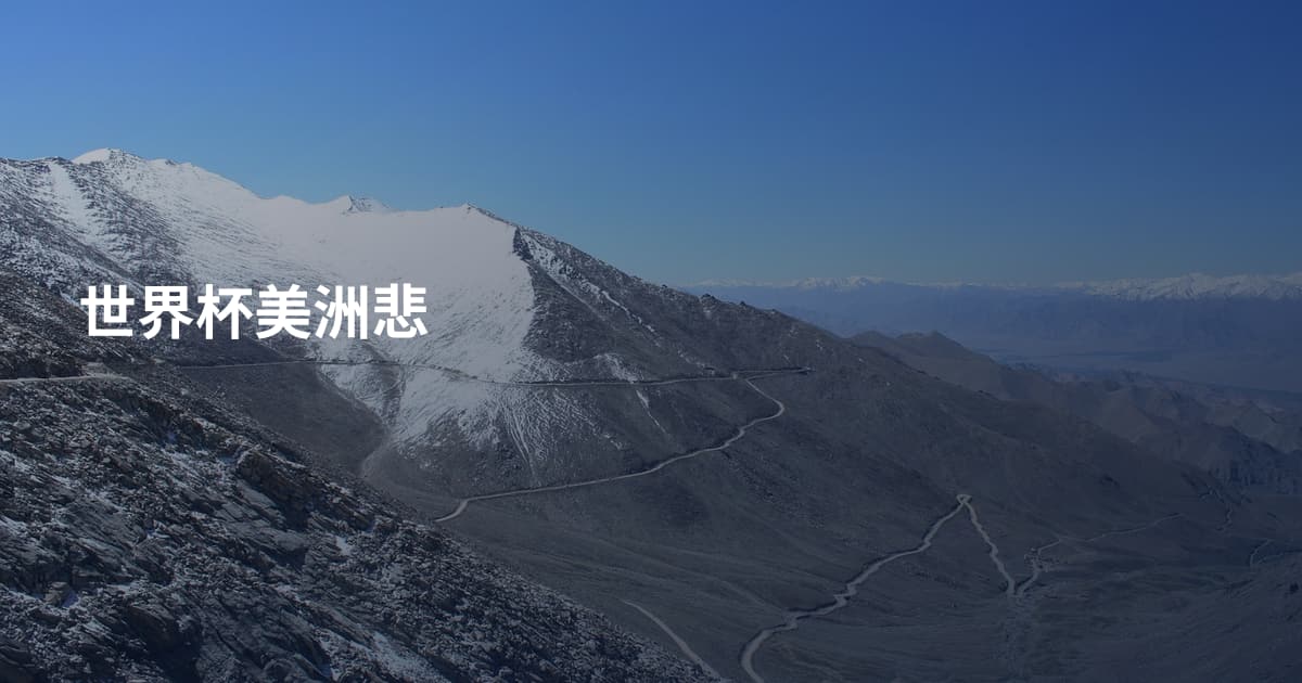 世界杯美洲悲