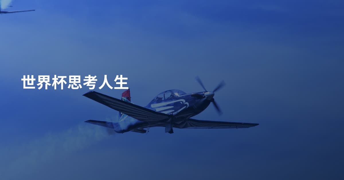 世界杯思考人生