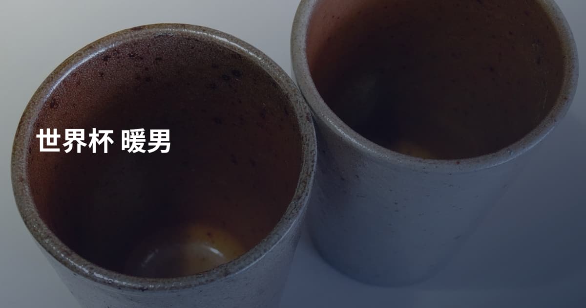 世界杯 暖男