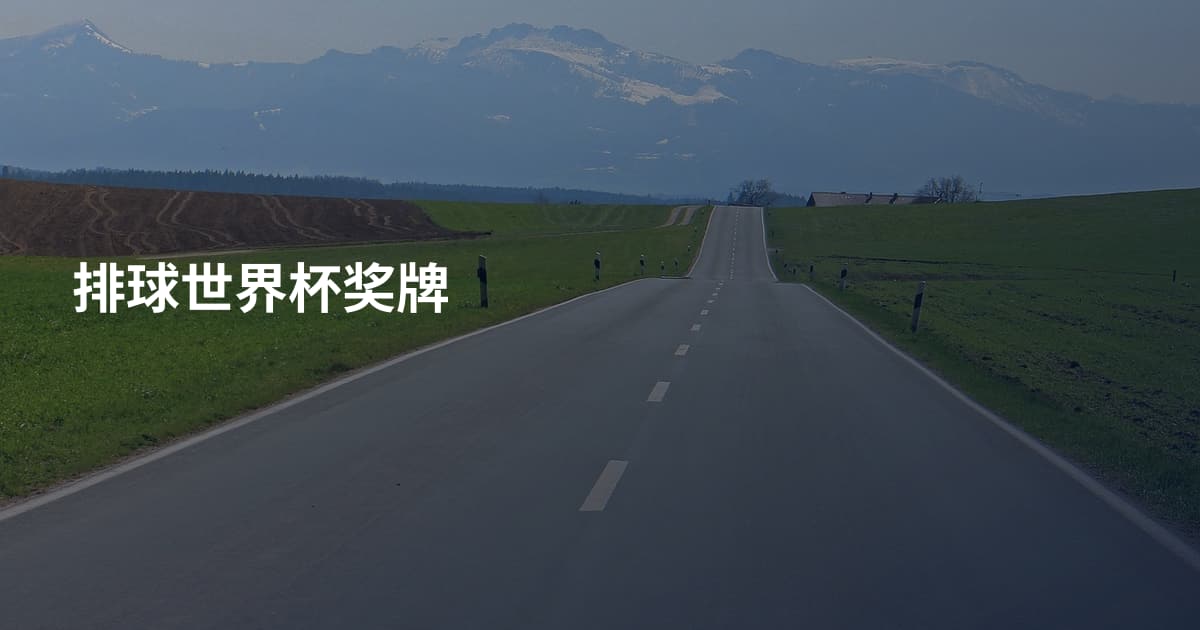 排球世界杯奖牌