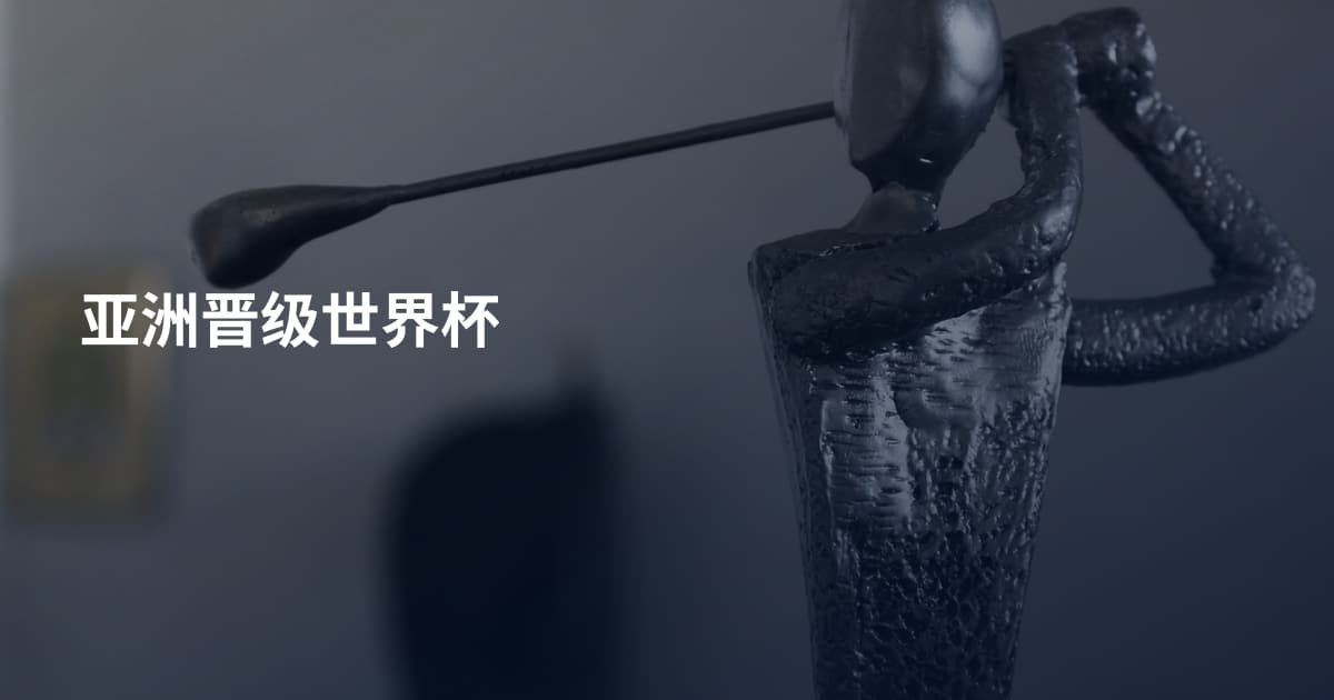 亚洲晋级世界杯