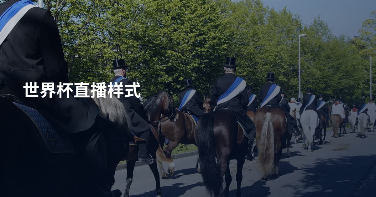 世界杯直播样式
