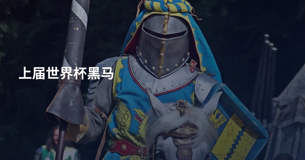 上届世界杯黑马