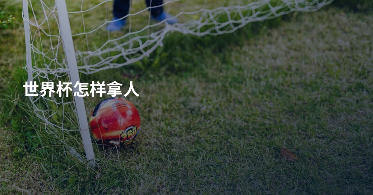世界杯怎样拿人
