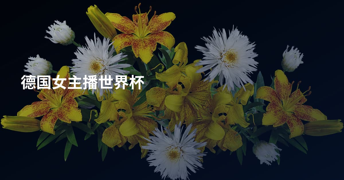 德国女主播世界杯