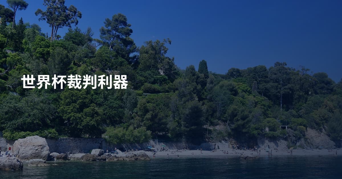 世界杯裁判利器