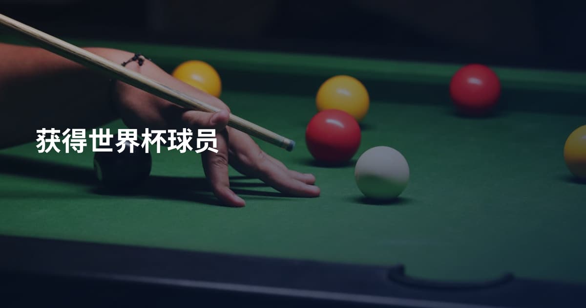 获得世界杯球员