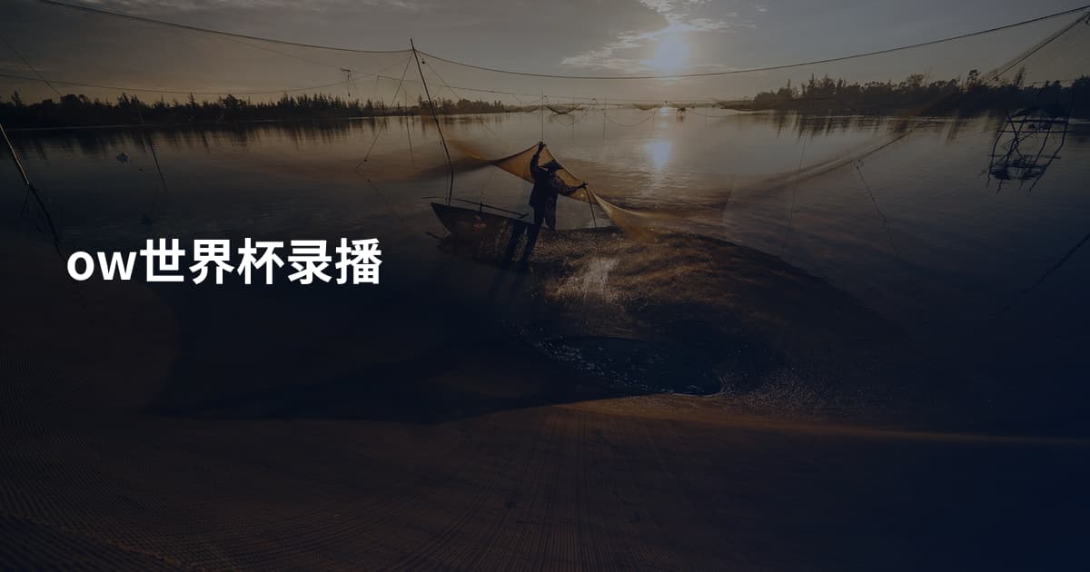 ow世界杯录播