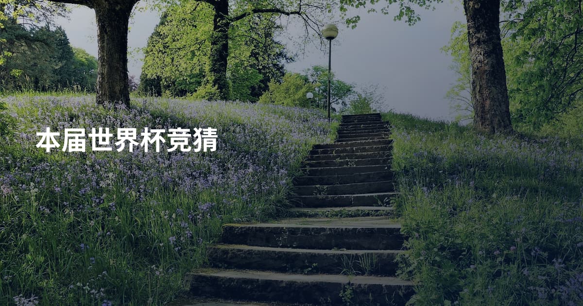 本届世界杯竞猜