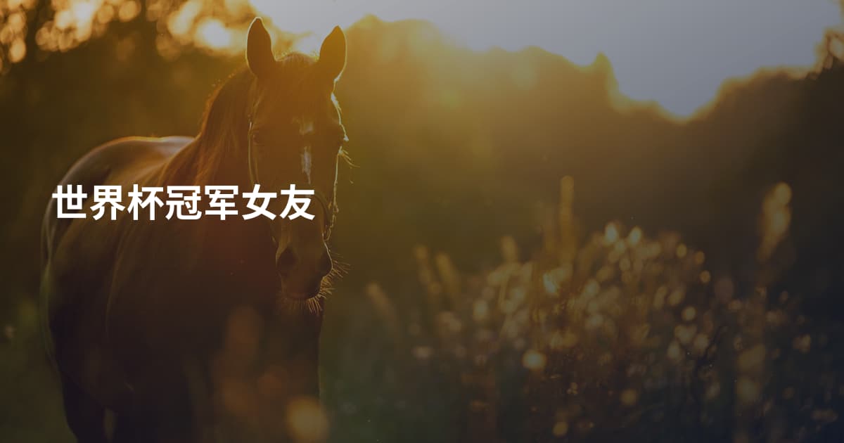 世界杯冠军女友