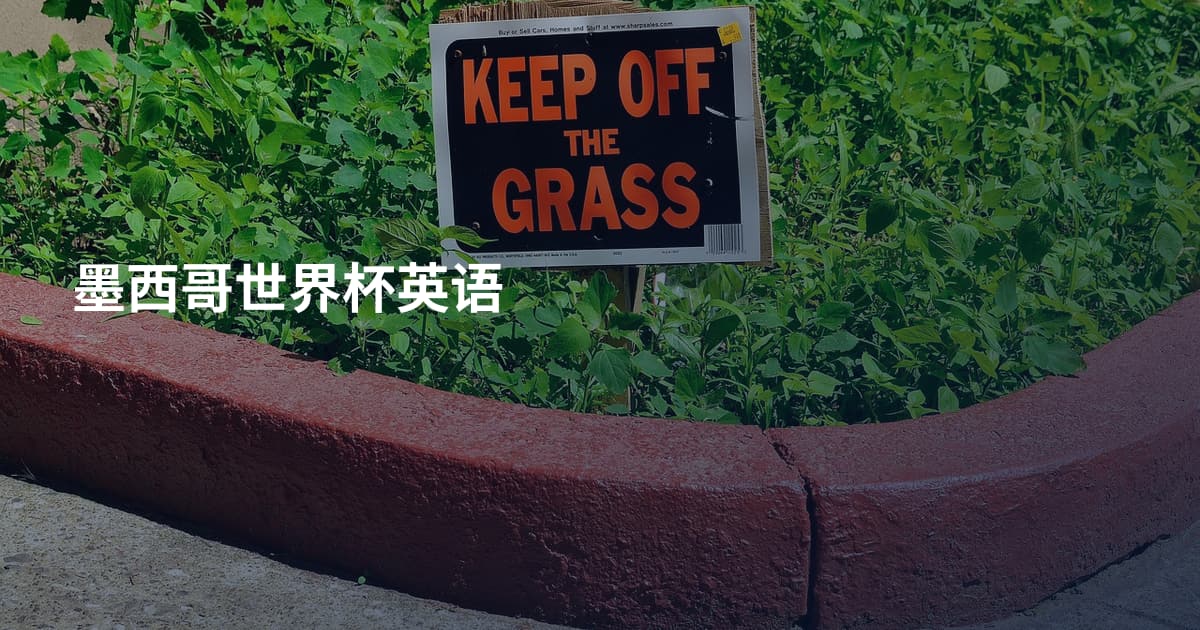 墨西哥世界杯英语