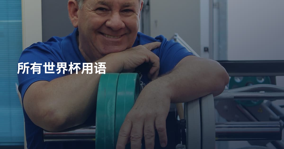 所有世界杯用语