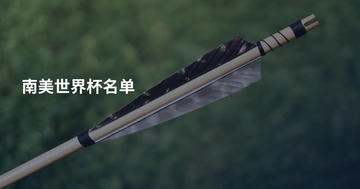南美世界杯名单