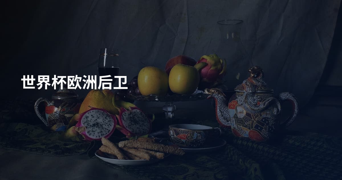 世界杯欧洲后卫