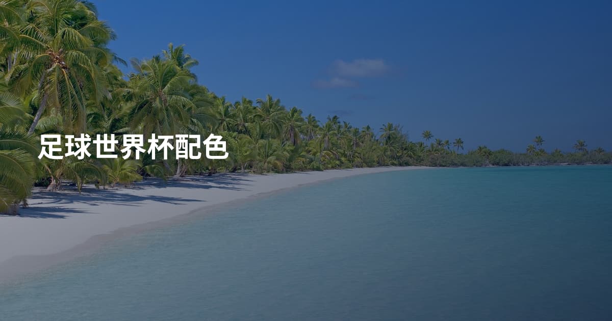 足球世界杯配色